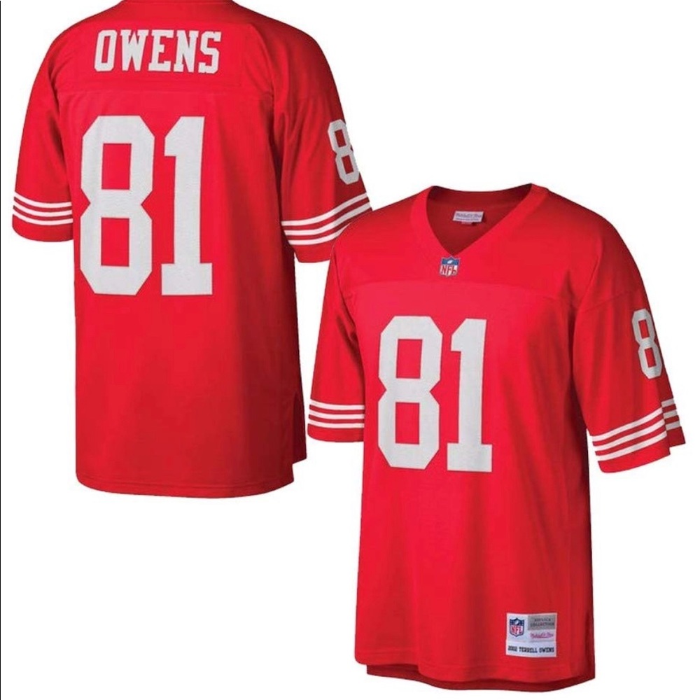 San Francisco 49ers Terrell Owens Throwback Jersey